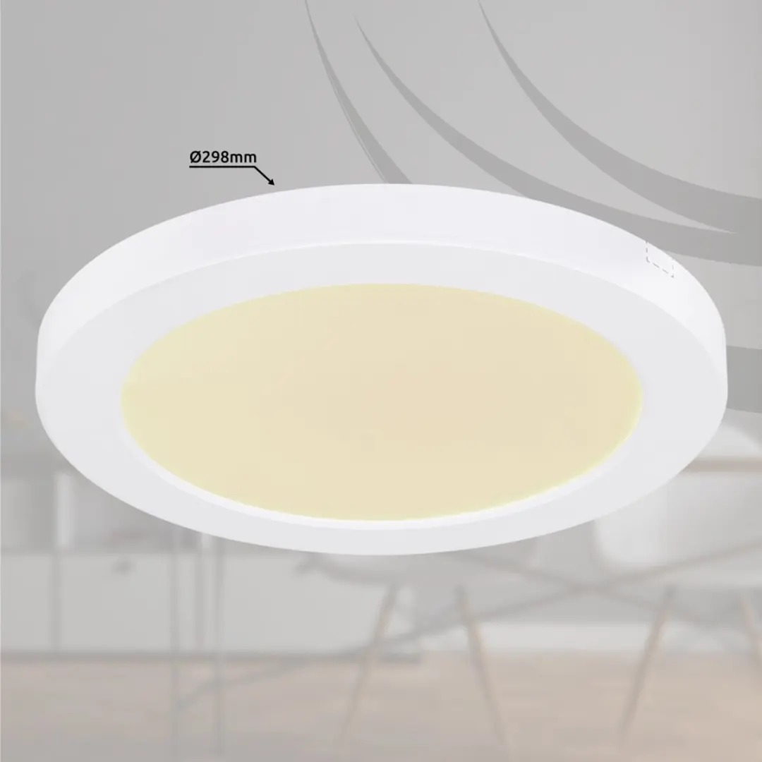 Globo Lasse 12379-24B Plafondlamp - 24W - Zwart - afbeelding 5 van 6