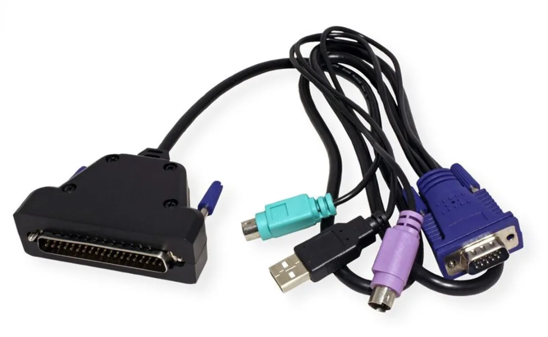 Value 19" KVM-Console 26.99.0132 - 48cm TFT - Zwitserse Layout - Zwart - afbeelding 6 van 6