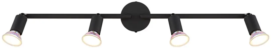 Globo Matrix Plafondlamp 57991-4S - 4-voudig - Zwart - afbeelding 6 van 6