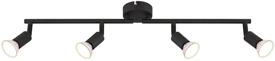 Globo Matrix Plafondlamp 57991-4S - 4-voudig - Zwart - afbeelding 5 van 6