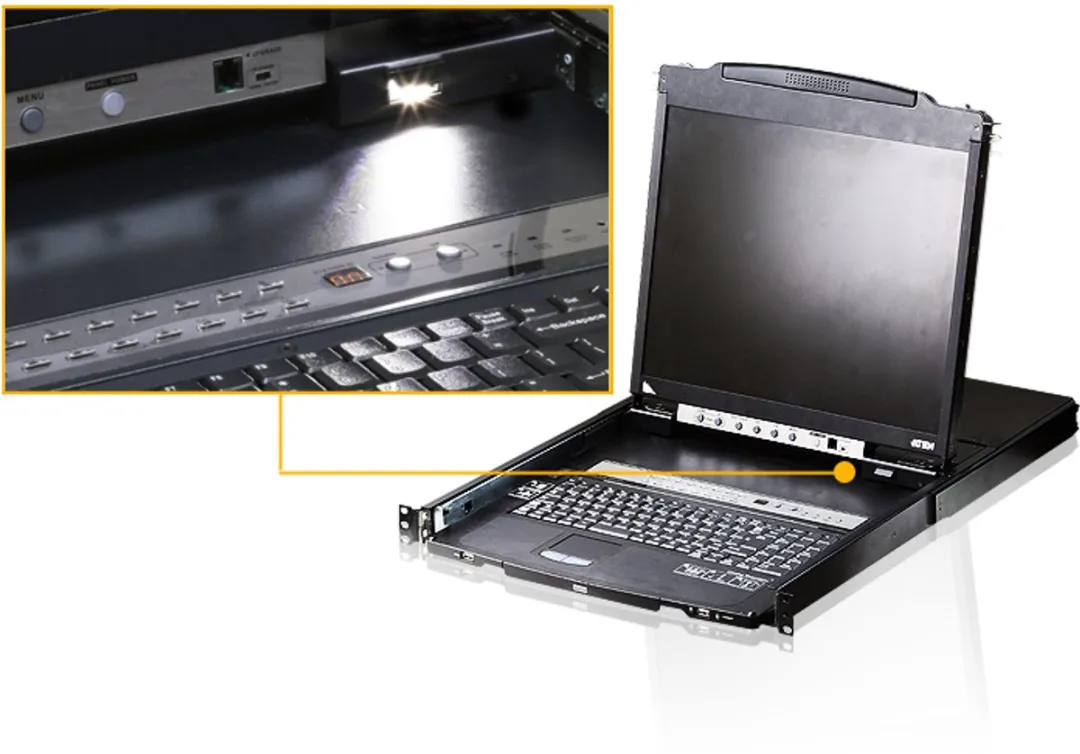 ATEN CL6700MW KVM-Console - DVI/HDMI Full HD - Zwart - afbeelding 2 van 6
