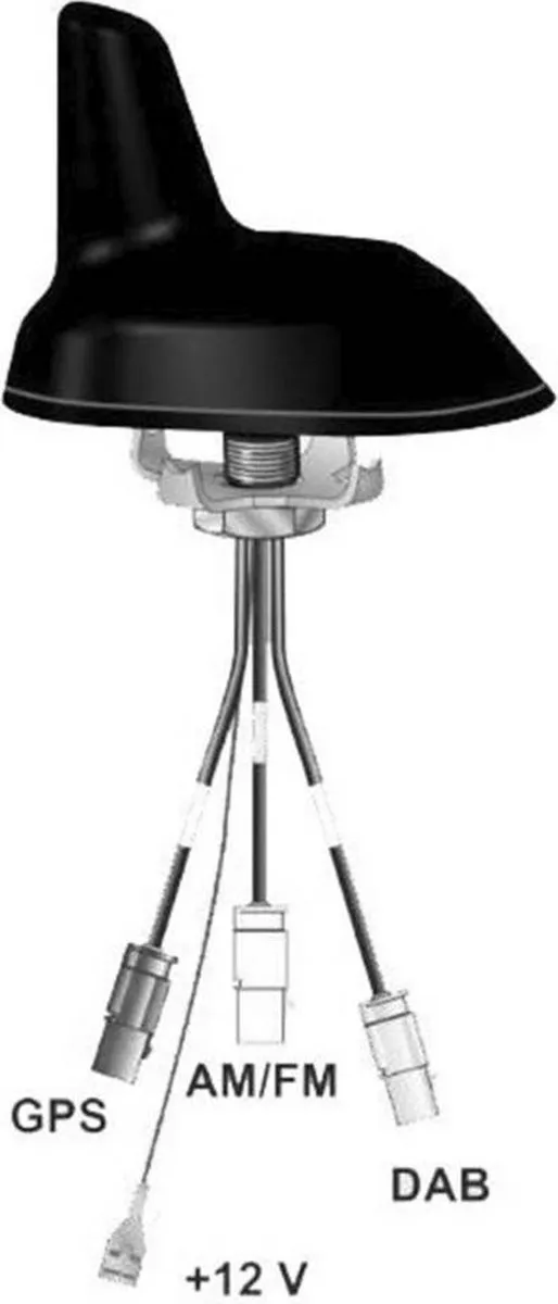 Blaupunkt DAB-A-GPS-a Shark DAK-dakantenne