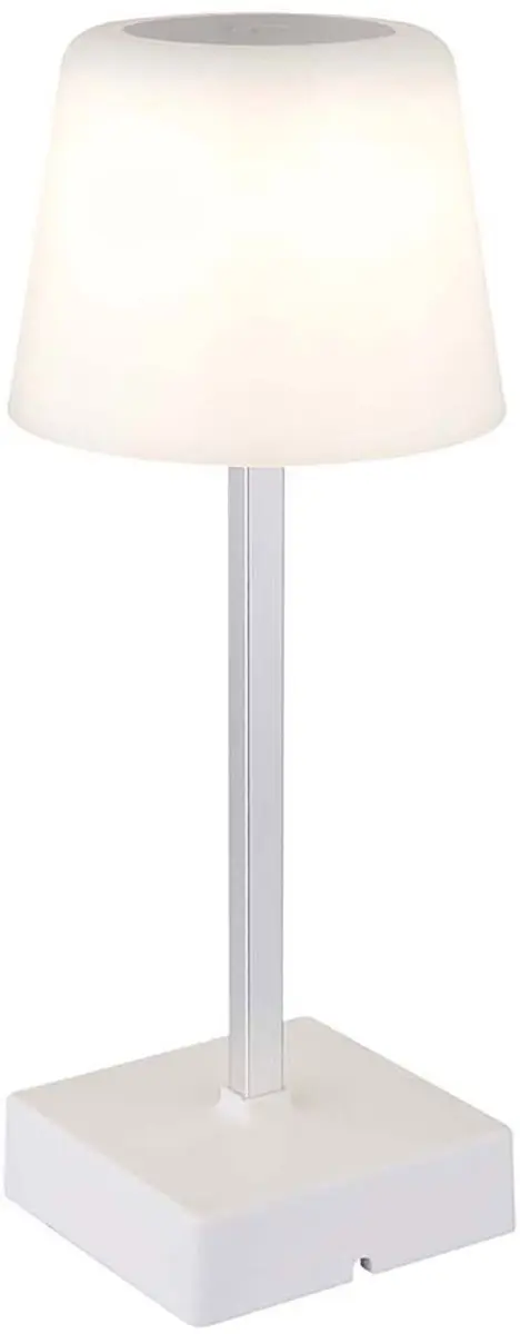LED tafellamp touchdimmer tafellamp oplaadbare bijzetlamp CCT, metaal wit, 2W 10