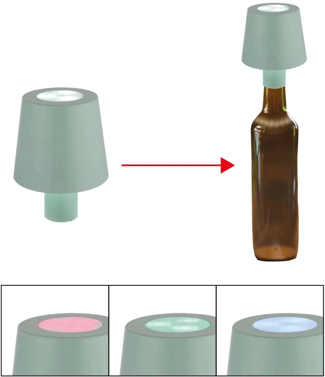 Tafellamp Flessenlamp LED decoratieve lamp Tafellamp Tuinlamp Buitenlamp Patio l
