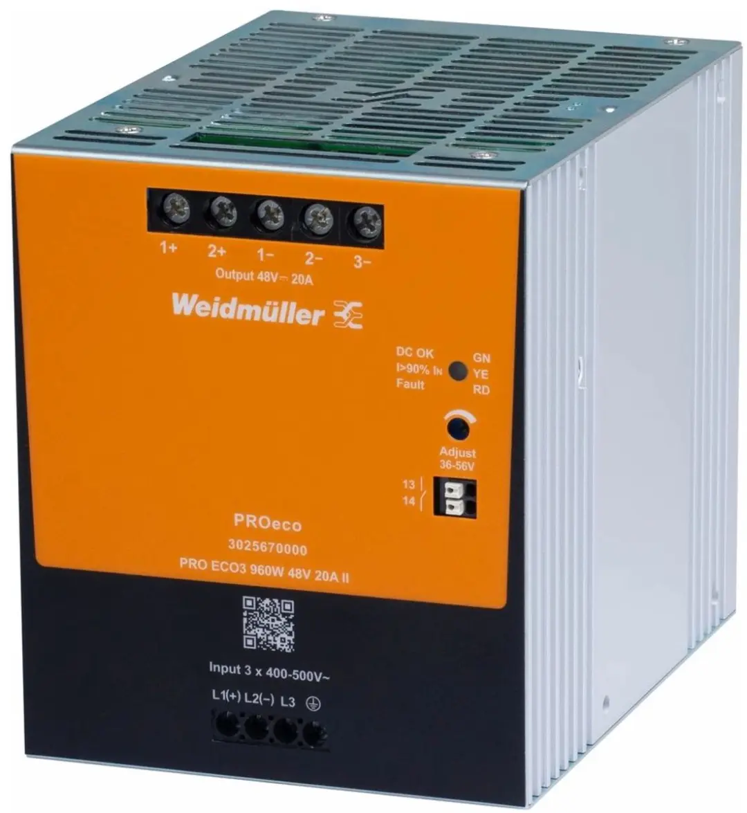 Weidmüller PRO ECO3 3025670000 Schakelende voeding 48V 20A