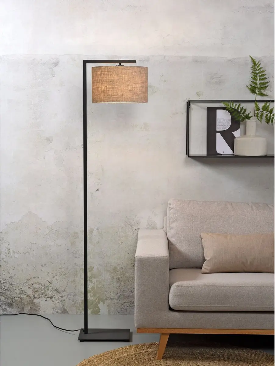 it's about RoMi Vloerlamp Boston - 60W - Zwart - afbeelding 3 van 6