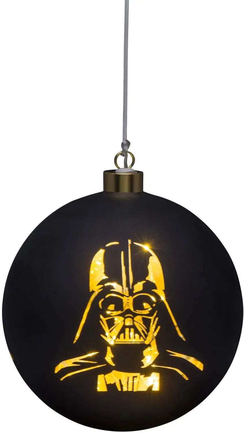 Disney Star Wars Verlichte Kerstbal Glas 15cm