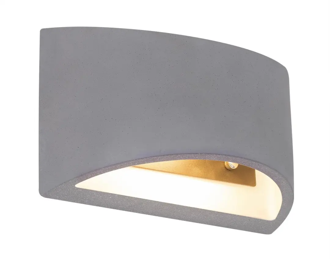 Wandlamp UP & DOWN Verlichting Betongrijs Hal Keukenlamp B 20 cm