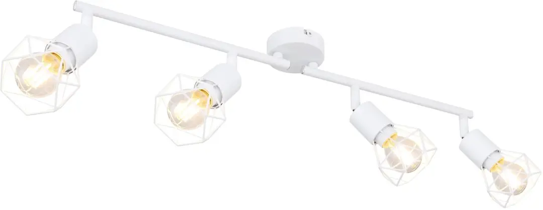 VINTAGE plafondlamp eetkamerverlichting kooi spot verstelbaar