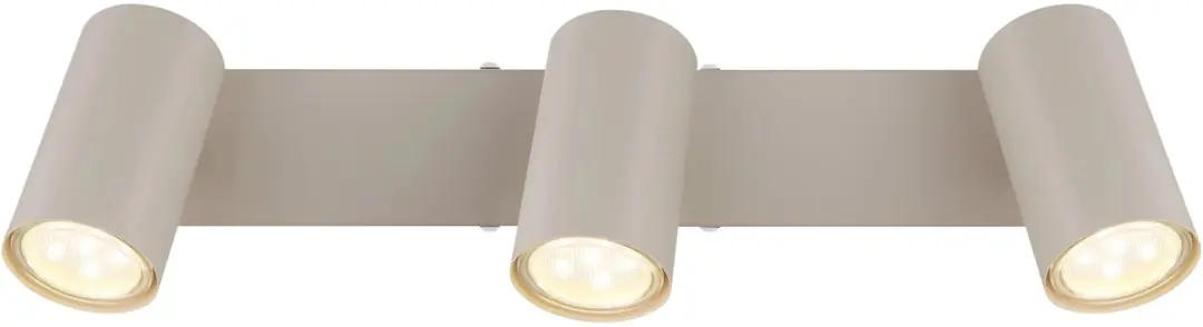 Globo Robby 57911-3SA Plafondspot - 3x GU10 - Zand - afbeelding 2 van 5