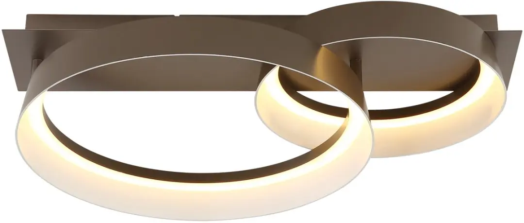 Globo Syrakus 48048D1 LED Plafondlamp 24W - Bruin - afbeelding 4 van 6