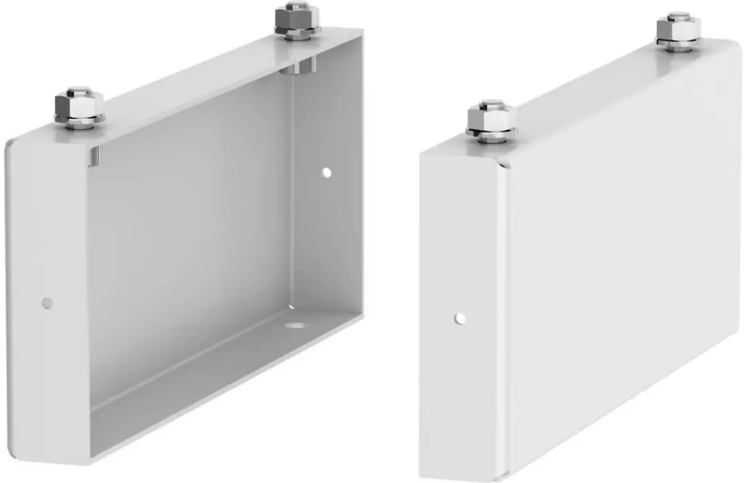 Eaton Zijpanelen voor sokkel, HxT=100x250mm, wit (RAL 9016), stapelbaar, bruikba