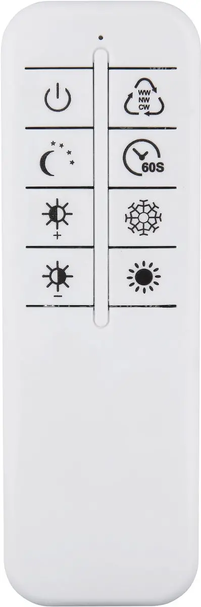 Globo Eila Plafondlamp 60W - Ø59cm - Wit - afbeelding 3 van 6