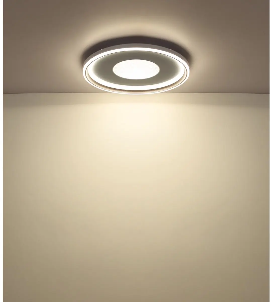 Globo Eila Plafondlamp 60W - Ø59cm - Wit - afbeelding 6 van 6