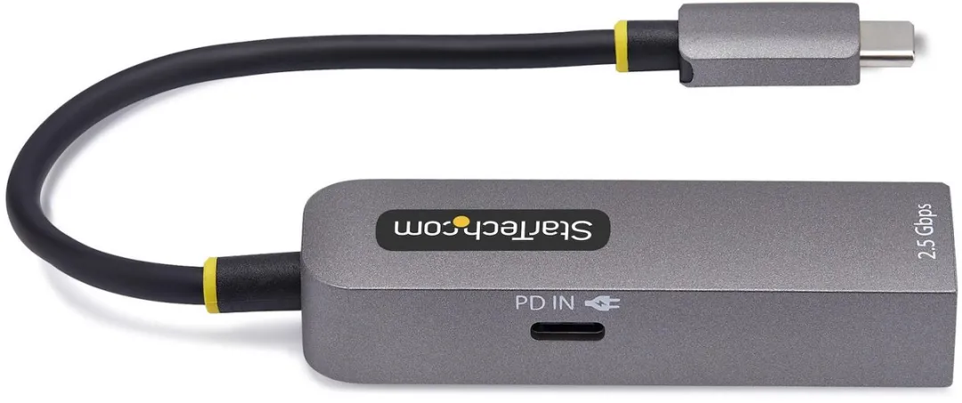 Startech 2GPD3-USB-C-ETHERNET USB-C naar Ethernet Adapter 100W PD - Grijs - afbeelding 6 van 6