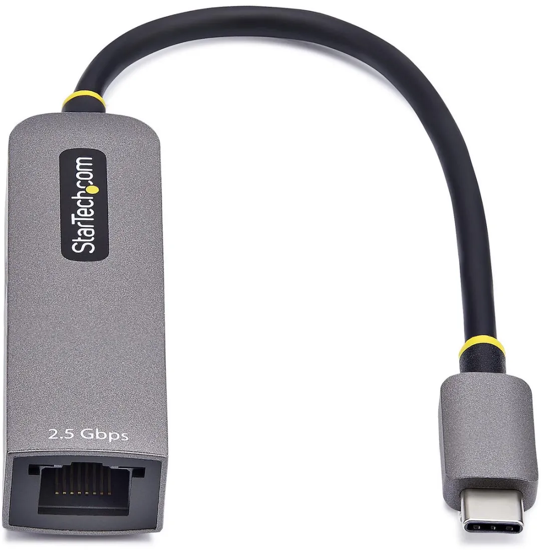 Startech 2GPD3-USB-C-ETHERNET USB-C naar Ethernet Adapter 100W PD - Grijs
