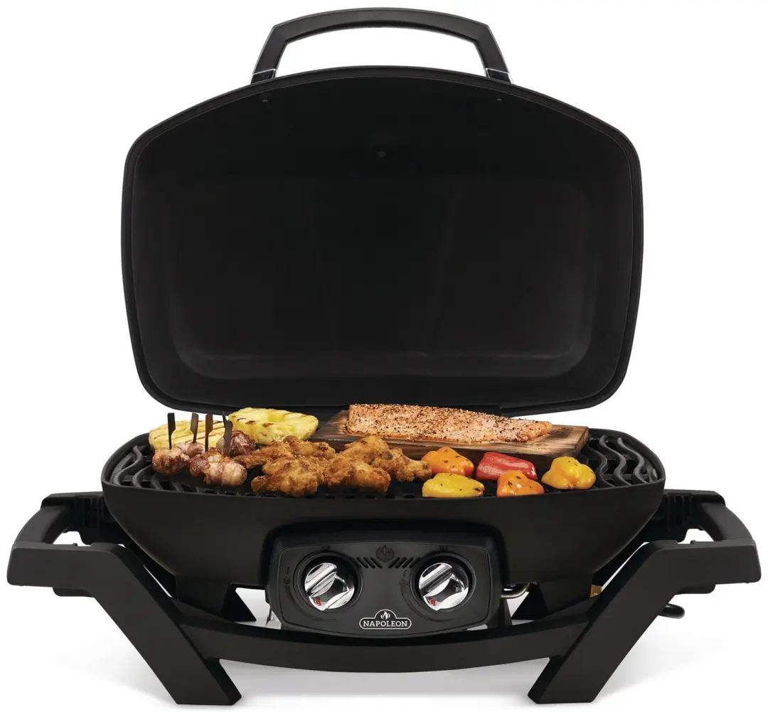Napoleon Travel Q Pro Draagbare LPG Gasbarbecue - Zwart met 3 Accessoires - afbeelding 5 van 6