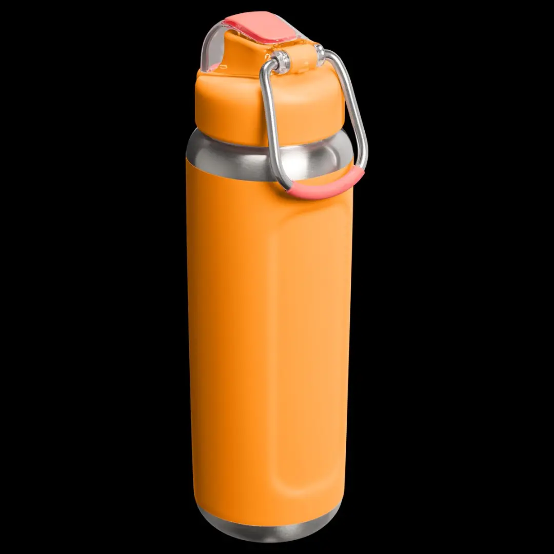 Stanley Twist Flip 2.0 Waterfles met draaidop met springveer 0.47L - 10 Uur Koud - 2 Dagen Koud Met IJs - Roestvrijstalen Drinkfles - BPA Vrij - Lekvrij - Vaatwasserbestendig - Black - afbeelding 2 van 2