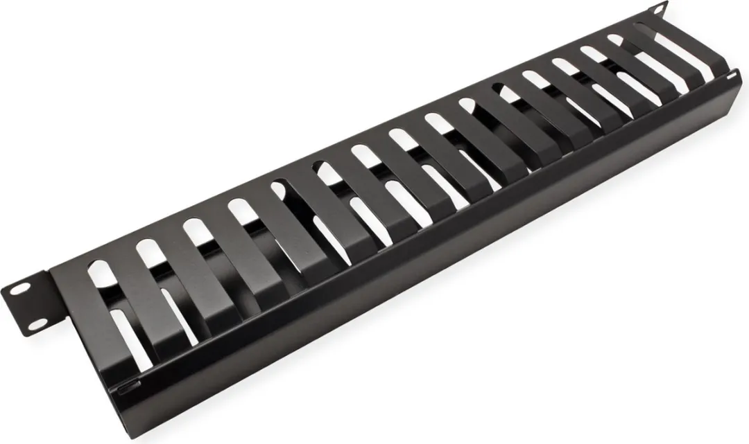 Value 19" Frontplaat 1HE - 40x80mm - Zwart