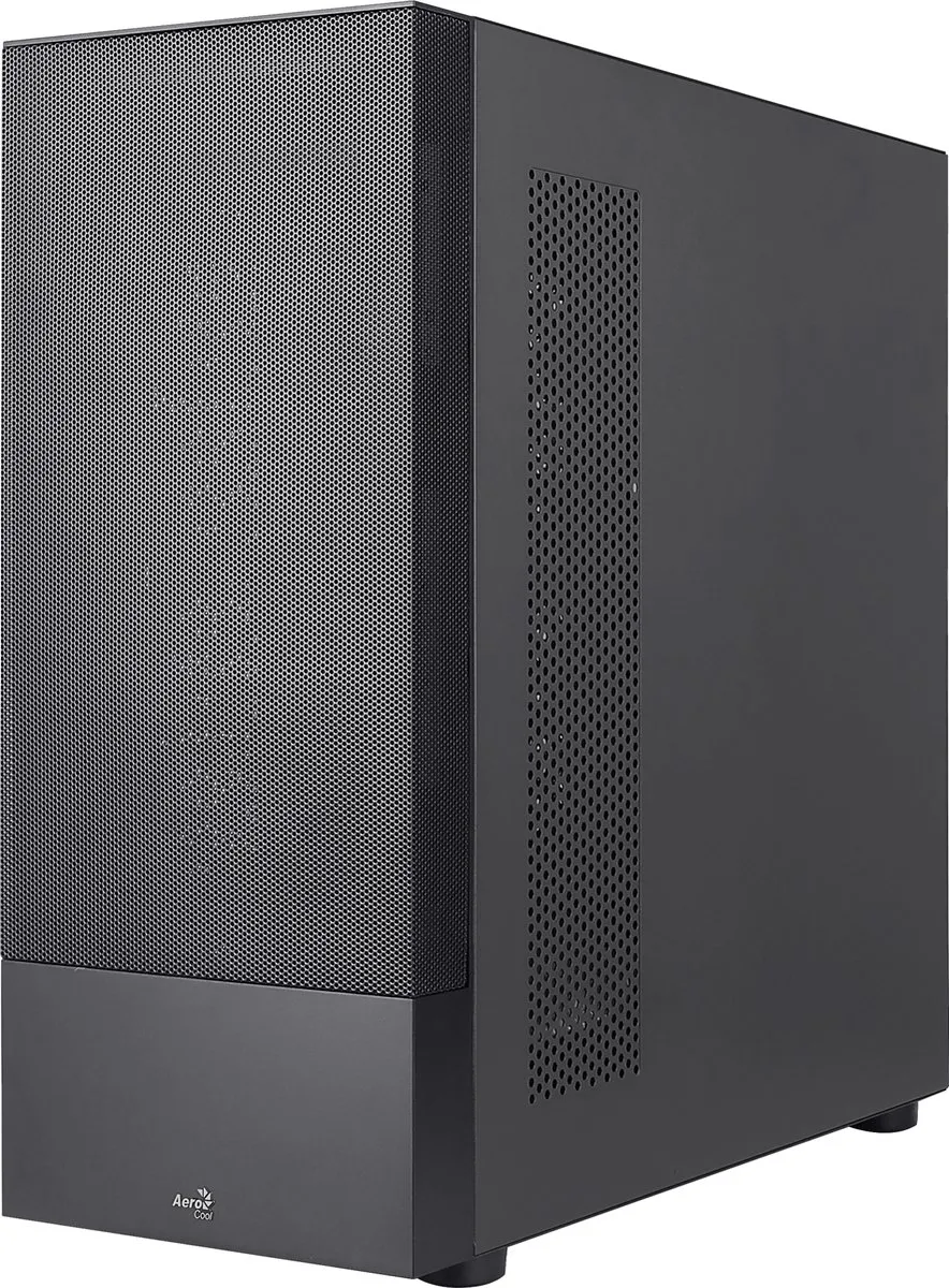 Aerocool Cipher-S v1 Midtowermodel - ATX/MicroATX/MiniITX - Zwart