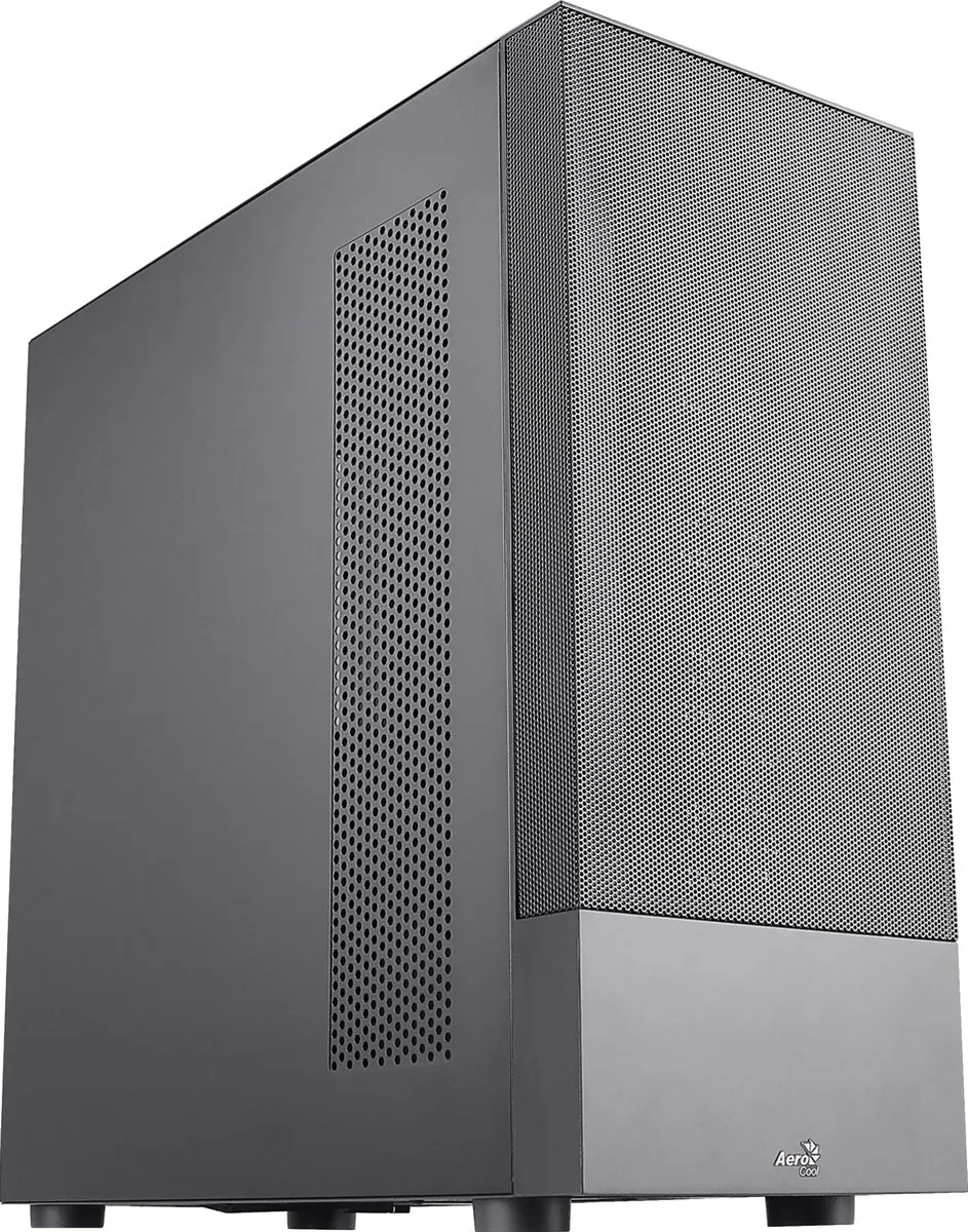 Aerocool Cipher-S v1 Midtowermodel - ATX/MicroATX/MiniITX - Zwart