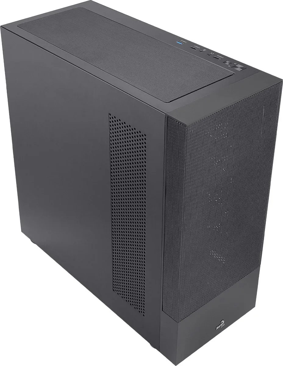 Aerocool Cipher-S v1 Midtowermodel - ATX/MicroATX/MiniITX - Zwart