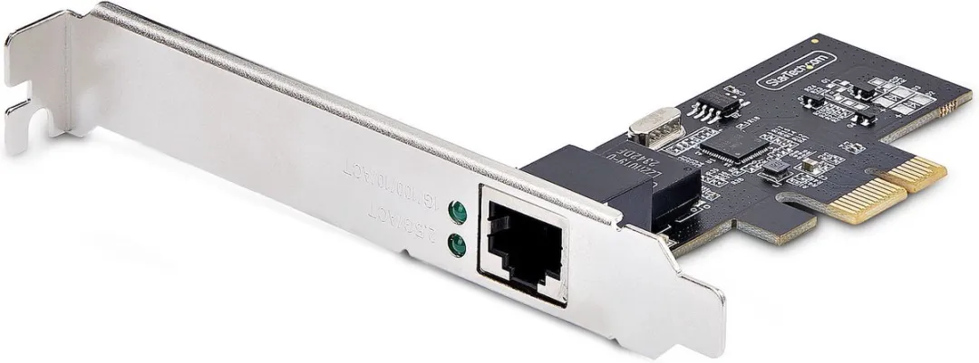 Startech PR12GI-NETWORK-CARD 2.5Gbps PCIe Netwerkkaart - Intel I225-V - 4 Poorten - Zwart