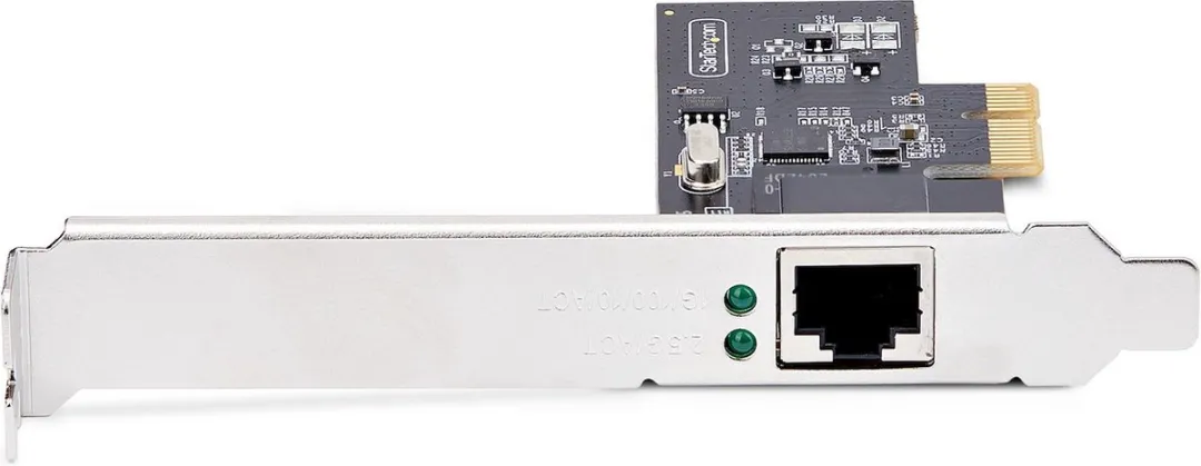 Startech PR12GI-NETWORK-CARD 2.5Gbps PCIe Netwerkkaart - Intel I225-V - 4 Poorten - Zwart