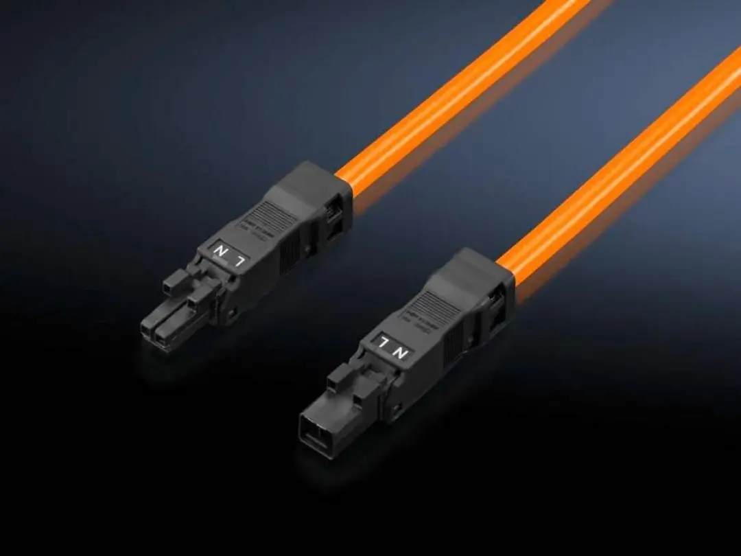 Rittal SZ 2500450 LED Systeemverlichting Aansluitkabel - Oranje - afbeelding 2 van 3