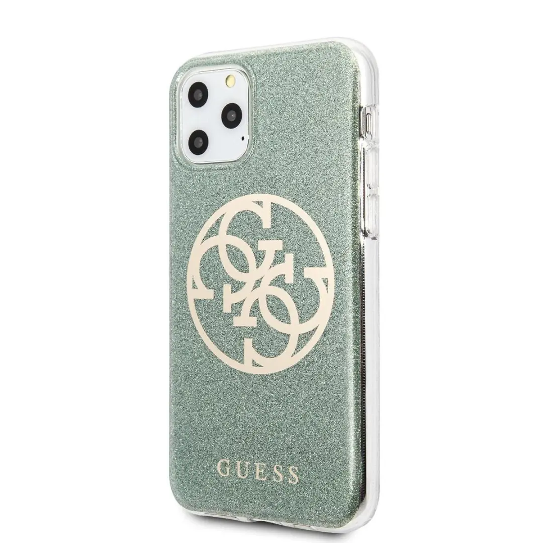 Guess Glitter Circle Hoesje iPhone 11 Pro