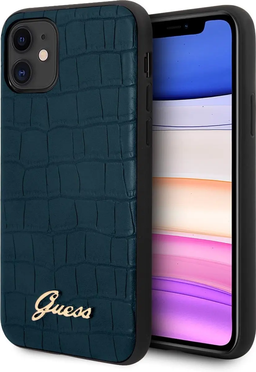Blauw hoesje van Guess