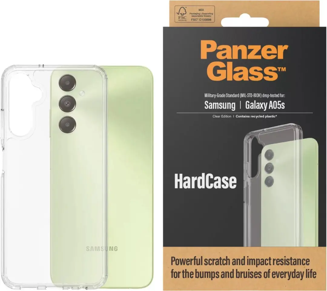 PanzerGlass Samsung Galaxy A05s HardCase Clear - afbeelding 3 van 5