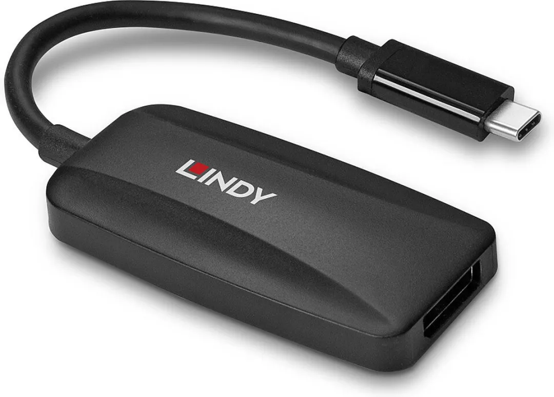 Lindy USB-C 43337 DisplayPort Adapter - Zwart