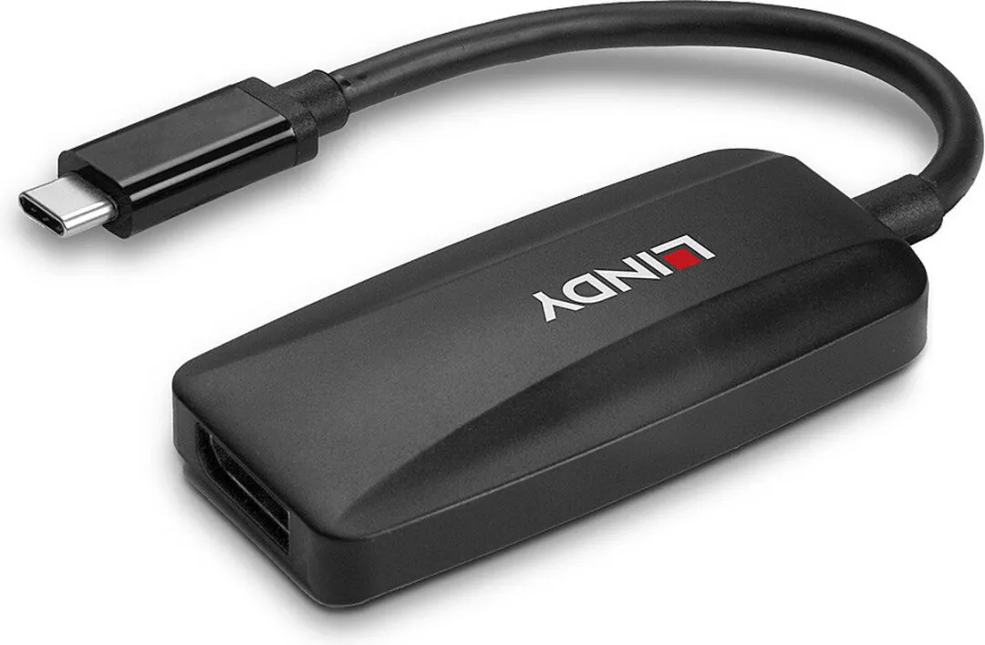 Lindy USB-C 43337 DisplayPort Adapter - Zwart