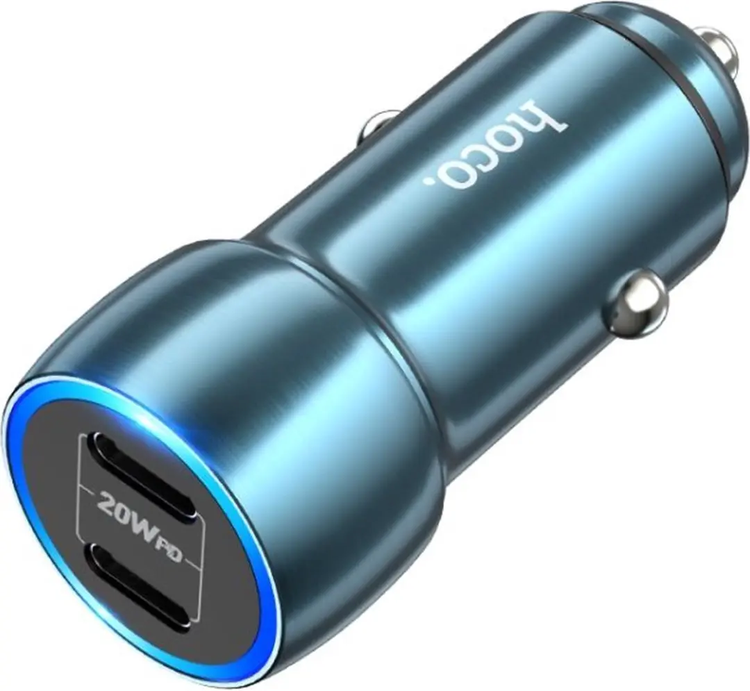 Hoco Z48 Dual USB-C Autolader 40W