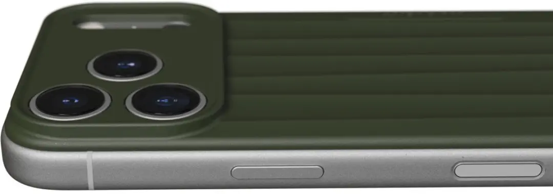 Nudient Slice MagSafe Hoesje iPhone 18 Pro/17 Pro - Pine Green - afbeelding 5 van 5