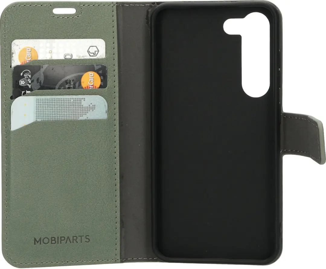 Mobiparts Wallet Hoesje Samsung Galaxy S23 - Groen - afbeelding 6 van 6