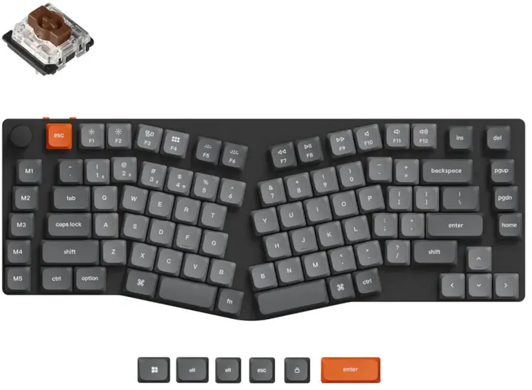 Keychron K15 Max Ergonomisch Toetsenbord
