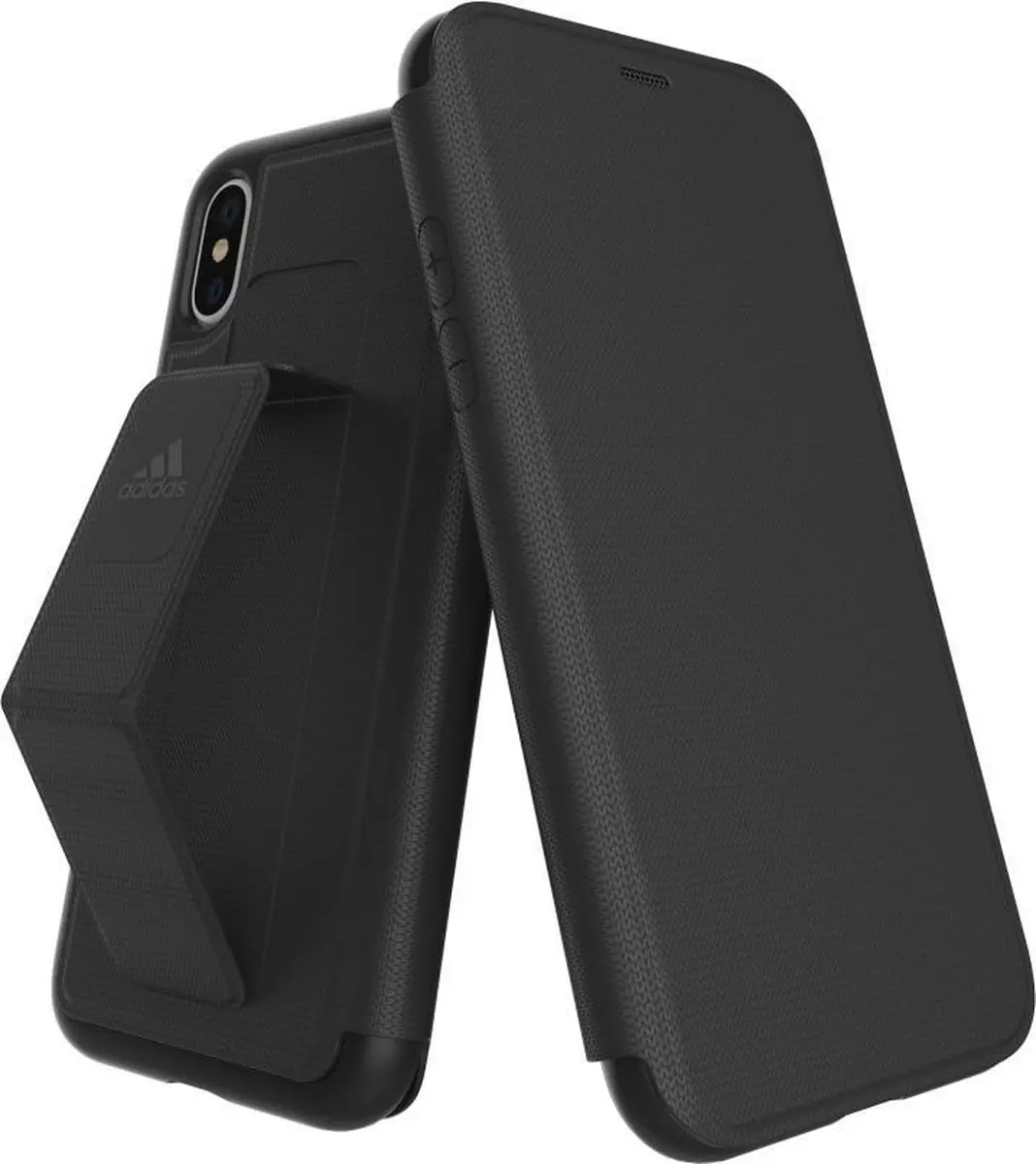 Adidas Folio Grip iPhone X XS hoesje met band en flap