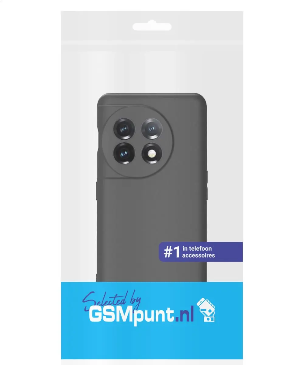 OnePlus 11 Hoesje - Dun TPU - Zwart - afbeelding 3 van 6