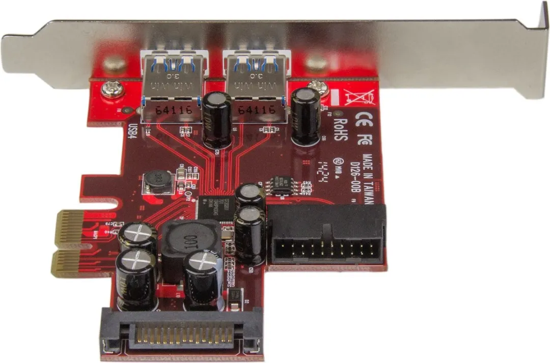 Startech PEXUSB3S2EI PCI Express USB 3.0 Kaart - 4 Poorten