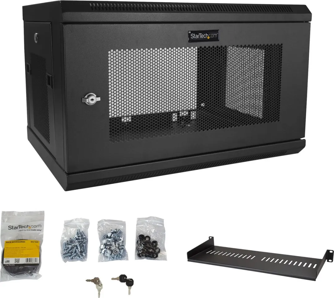 Startech RK616WALM Wandrek 19" - 16U - Zwart