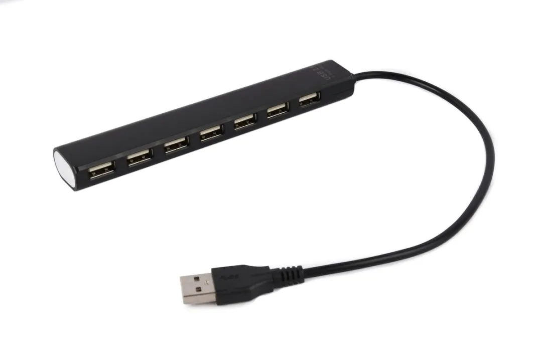 Gembird UHB-U2P7-04 USB Hub - 7 Poorten Zwart - afbeelding 3 van 6
