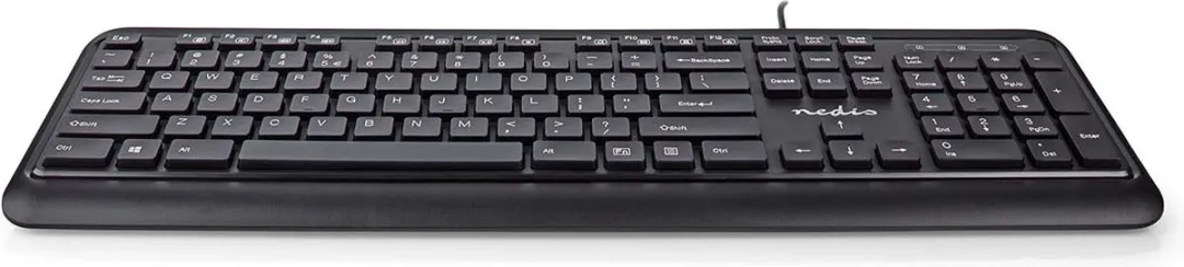 Nedis KBMU200BKUS Bedraad Toetsenbord