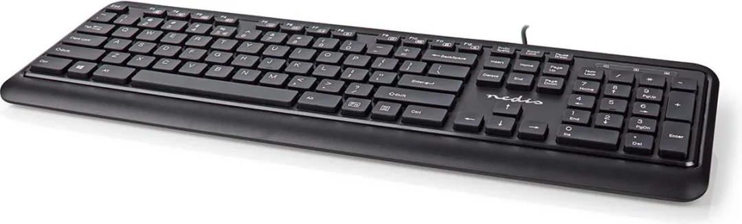 Nedis KBMU200BKUS Bedraad Toetsenbord - Zwart - afbeelding 6 van 6