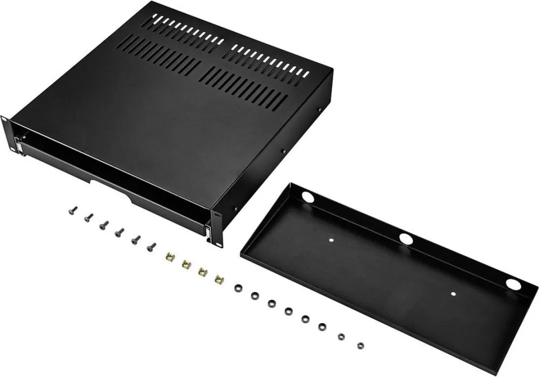 Renkforce RF-3429156 Schuiflade 19" 2 HE - Zwart