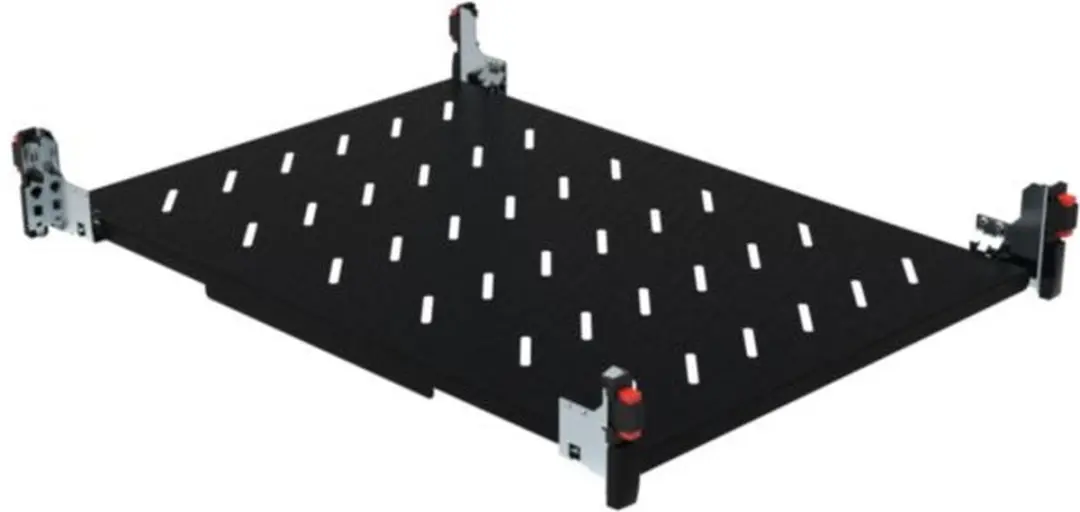 19inch Legbord vast voor 800mm diep aan vier 19inch stijl. Schroefloze snelmonta