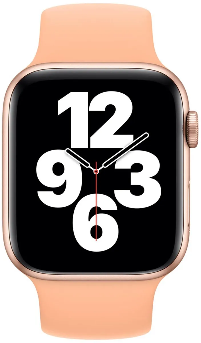 Apple Siliconen Solobandje Apple Watch - 38/40/41/42mm - Oranje
