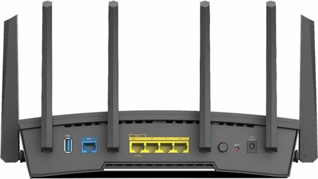 Synology RT6600AX Router - 1x WAN - Zwart