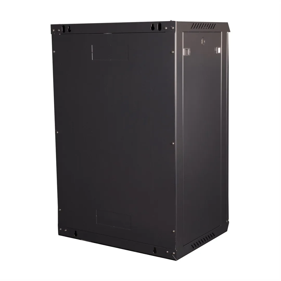 Value 19 inch Wandbehuizing 18HE Bouwpakket - 600x450mm Zwart